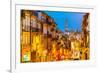 Porto, Portugal Cityscape Towards Clerigos Church-Sean Pavone-Framed Photographic Print