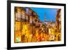 Porto, Portugal Cityscape Towards Clerigos Church-Sean Pavone-Framed Photographic Print