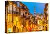 Porto, Portugal Cityscape Towards Clerigos Church-Sean Pavone-Stretched Canvas