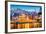 Porto, Portugal Old City Skyline from across the Douro River-Sean Pavone-Framed Photographic Print