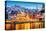 Porto, Portugal Old City Skyline from across the Douro River-Sean Pavone-Stretched Canvas