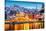 Porto, Portugal Old City Skyline from across the Douro River-Sean Pavone-Stretched Canvas