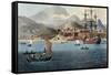 Porto Praya in the Island of St. Jago, Plate 4 from "A Voyage to Cochinchina"-William Alexander-Framed Stretched Canvas