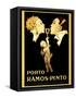 Porto Ramos-Pinto, Vintage French Advertisement Poster by Rene Vincent-Piddix-Framed Stretched Canvas