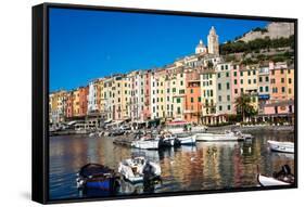 Porto Venere, Cinque Terre, UNESCO World Heritage Site, Liguria, Italy, Europe-Peter Groenendijk-Framed Stretched Canvas