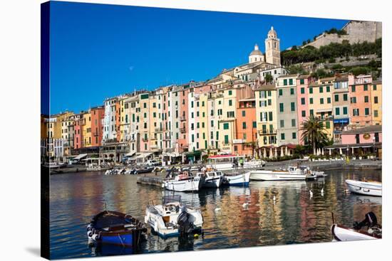 Porto Venere, Cinque Terre, UNESCO World Heritage Site, Liguria, Italy, Europe-Peter Groenendijk-Stretched Canvas