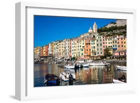 Porto Venere, Cinque Terre, UNESCO World Heritage Site, Liguria, Italy, Europe-Peter Groenendijk-Framed Photographic Print