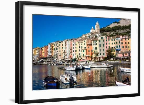 Porto Venere, Cinque Terre, UNESCO World Heritage Site, Liguria, Italy, Europe-Peter Groenendijk-Framed Photographic Print