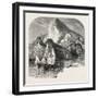 Porto Venere, Spezia, La Spezia, the Cornice Road, Liguria, Italy, 19th Century-null-Framed Giclee Print