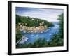 Portofino A Majestic Panoramic View-Marilyn Dunlap-Framed Art Print