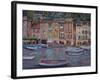 Portofino al Crepuscolo-Guido Borelli-Framed Giclee Print