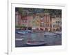 Portofino al Crepuscolo-Guido Borelli-Framed Giclee Print