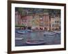 Portofino al Crepuscolo-Guido Borelli-Framed Giclee Print