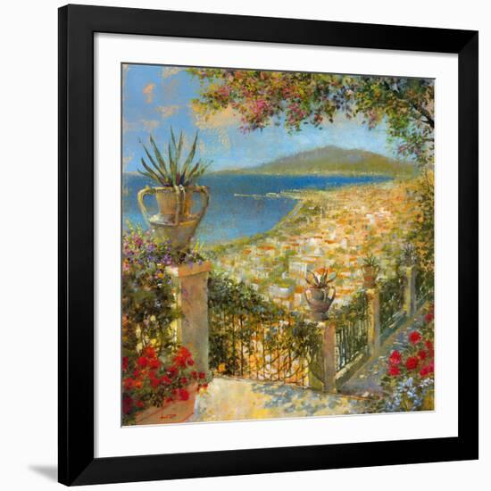 Portofino Bay II-Longo-Framed Giclee Print