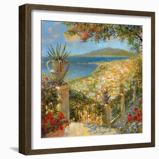 Portofino Bay II-Longo-Framed Giclee Print