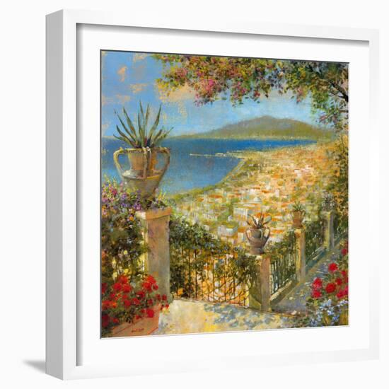 Portofino Bay II-Longo-Framed Giclee Print