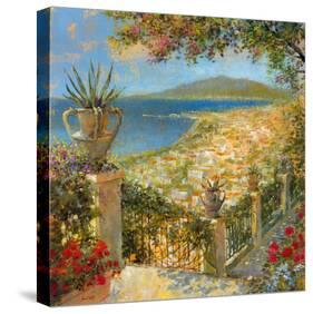 Portofino Bay II-Longo-Stretched Canvas