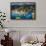 Portofino Birds Eye View, Liguria, Italy-George Oze-Framed Photographic Print displayed on a wall
