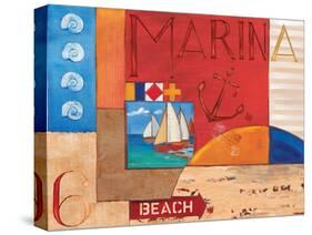 Portofino Collage II-Paul Brent-Stretched Canvas