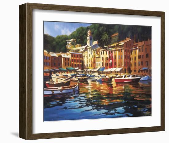 Portofino Colors-Michael O'Toole-Framed Giclee Print