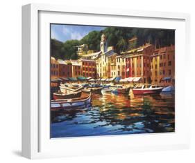 Portofino Colors-Michael O'Toole-Framed Giclee Print