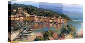 Portofino d'estate-Luigi Florio-Stretched Canvas