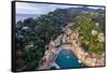 Portofino from above-Marco Carmassi-Framed Stretched Canvas