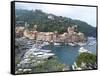 Portofino From the Terrace-Marilyn Dunlap-Framed Stretched Canvas