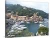 Portofino From the Terrace-Marilyn Dunlap-Stretched Canvas