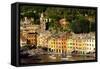 Portofino, Genova (Genoa), Liguria, Italy, Europe-Carlo Morucchio-Framed Stretched Canvas