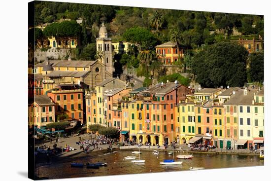 Portofino, Genova (Genoa), Liguria, Italy, Europe-Carlo Morucchio-Stretched Canvas