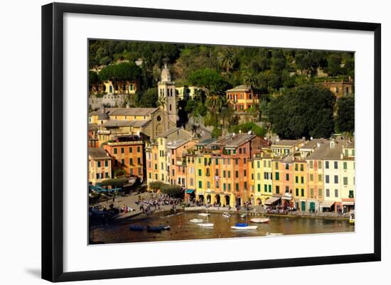 Portofino, Genova (Genoa), Liguria, Italy, Europe-Carlo Morucchio-Framed Photographic Print