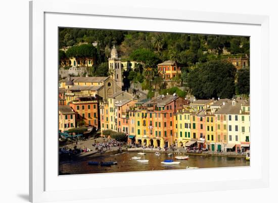 Portofino, Genova (Genoa), Liguria, Italy, Europe-Carlo Morucchio-Framed Photographic Print