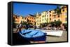 Portofino, Genova, Liguria, Italy, Europe-Carlo Morucchio-Framed Stretched Canvas