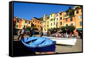 Portofino, Genova, Liguria, Italy, Europe-Carlo Morucchio-Framed Stretched Canvas