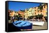 Portofino, Genova, Liguria, Italy, Europe-Carlo Morucchio-Framed Stretched Canvas