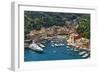 Portofino Harbor From Above, Liguria, Italy-George Oze-Framed Photographic Print