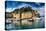 Portofino Harbor Low Angle View, Liguria, Italy-George Oze-Stretched Canvas