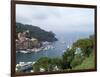 Portofino Harbor-Marilyn Dunlap-Framed Art Print