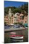 Portofino harbour Liguria Italy-Charles Bowman-Mounted Photographic Print