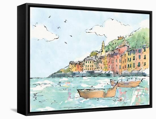 Portofino I-Anne Tavoletti-Framed Stretched Canvas