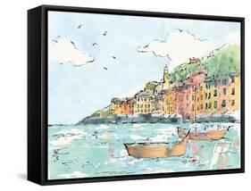 Portofino I-Anne Tavoletti-Framed Stretched Canvas