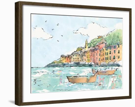 Portofino I-Anne Tavoletti-Framed Premium Giclee Print