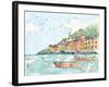 Portofino I-Anne Tavoletti-Framed Art Print