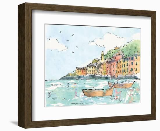 Portofino I-Anne Tavoletti-Framed Art Print