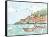 Portofino I-Anne Tavoletti-Framed Stretched Canvas