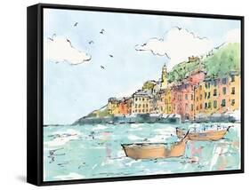 Portofino I-Anne Tavoletti-Framed Stretched Canvas