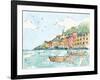 Portofino I-Anne Tavoletti-Framed Art Print