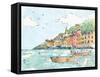 Portofino I-Anne Tavoletti-Framed Stretched Canvas