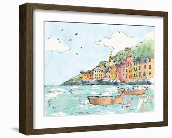 Portofino I-Anne Tavoletti-Framed Art Print